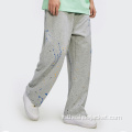 Pantaloni da uomo Draw Rope Splash-Ink Casual all'ingrosso